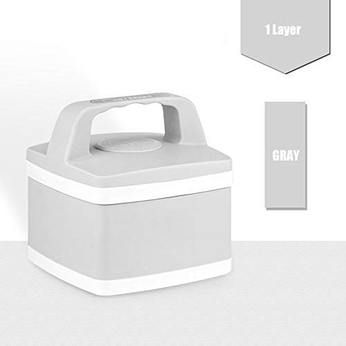 Scatole Lunc Scatola Lunc in Acciaio Inossidabile da 1/2/3 Strati Scatola Bento a Tenuta stagna Contenitore per Alimenti di Grande capacità Secchio Isolante Portatile