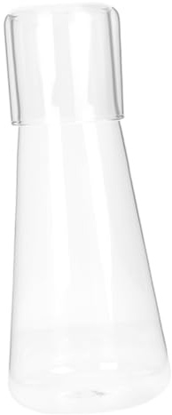 MAGICLULU Carafe À Eau De Chevet Pichet À Eau Bouteilles Deau En Verre Pour Jus De Fruits