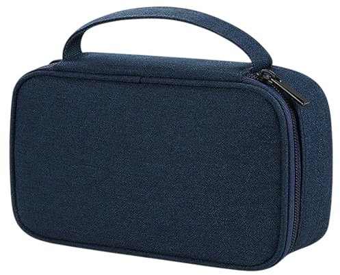 Qsvbeeqj Étui de rangement pour diabète - Idéal pour les voyages - Pour moniteurs de glycémie, bandelettes de test, lancettes et stylos à insulines