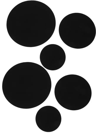 GALPADA 6pièces Dessous De Souples Dessous De Plat Ronds Feutre Protège-Pots pour Plantes Intérieur Décoration De Table à Manger Lavables Et Réutilisables