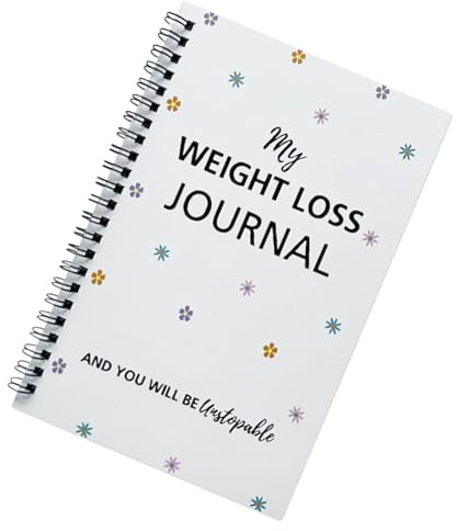 uikios Journal de perte de poids, carnet de fitness, planificateur d'exercices, gestion du poids, livres perdus et mesures corporelles