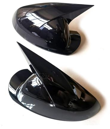 Coque de Rétroviseur Pour Opel Pour Vauxhall Pour Insignia 2008-2016 Autocollant Coque De Rétroviseur Latéral Cache-porte Extérieur Coques de Rétroviseurs(Noir brillant)