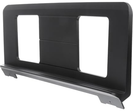 WEKADRIN Notenständer aus Abs mit Kompakter Bauweise und Grate Stabiler und Eleganter Notenhalter für Keyboard zum Üben und Musizieren in Schwarzer Farbe