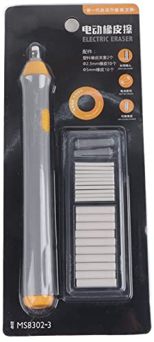 Changor Elektrisches Radiergummi-Set, Batteriebetrieben, Verstellbare Länge, Automatischer Radiergummi für Künstler, Kunststoff, 1 X
