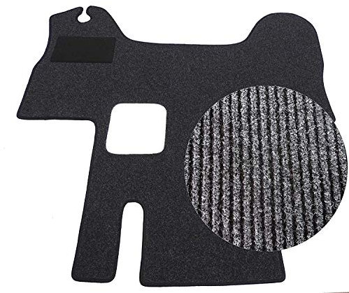 Mertex Automatte Autoteppich Robust anthrazit meliert 8299-R-A (dunkelblau, Fahrerhausteppich)