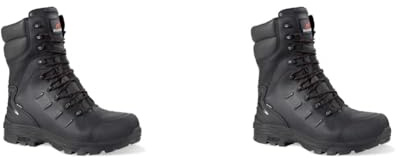 Rock Fall Men's Rf540 Monzonite Safety Boot, Black, 9 UK (Pack of 2)