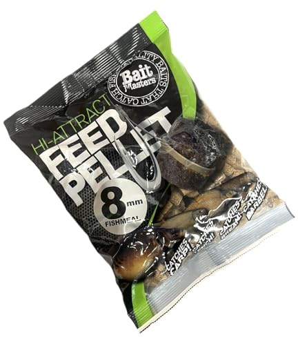 Bait Masters Feed Pellets - Fishmeal 8mm 500g Fishing Bait