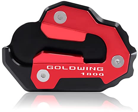 SeitenstäNder Verbreiterung Fit -Verwendung for Honda Goldwing 1800 GL 1800 F6B GL1800 2020 2021 2022 CNC Kickstand Motorrad -Fuß -Stand -Ständer -Verlängerungstruppplatte SeitenstäNder Motorrad ( Col