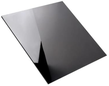 1 Stück schwarze Acrylplatten, dünne Kunststoffrohlinge, 200 x 200 mm, spiegelnde dünne Acrylplatten, Acrylplatte for Basteln, Acrylplatte(5mm)