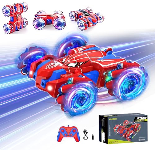 Nircho Spider Ferngesteuertes Auto 3-10 Jahre, 2.4 GHz 360° RC Auto, 4WD Monstertruck für Jungen, Weihnachten Geschenke für Kinder Man Outdoor Spielzeug