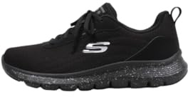 Skechers Dam Flex Appeal 5.0 Fresh TrekSneaker, Svart mesh trim, 38 EU
