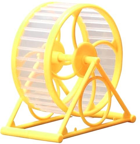 Rueda para hámster con soporte de 5 x 5 x 2 pulgadas Bola silenciosa para hámster Manténgase sano y transpirable Juguetes para hámsteres enanos Mascotas pequeñas para aumentar la actividad Juguetes pa