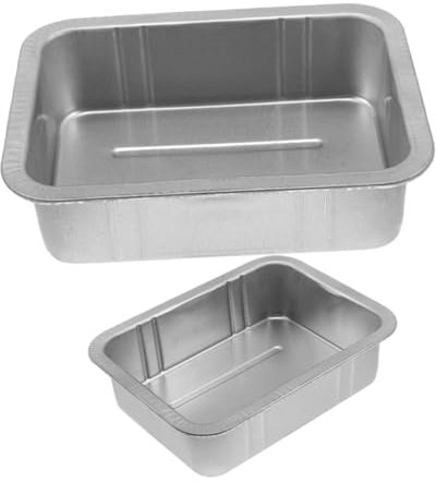Cabilock 2stücke Ölablasswanne Groß Metall-ölwanne Für Auto-wartung -auffangwanne Mit Hohem Fassungsvermögen Praktische Ölwanne Für Kraftfahrzeuge Und Mechanische Geräte