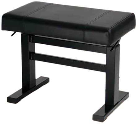 Verstellbare hydraulische Klavierbank, Ledersitz für Erwachsene und Kinder, 200 kg Kapazität, perfekt für Schulkonzerte und den Heimgebrauch (Stil 1)