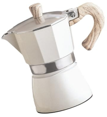 ZUNOXAZ Caffettiera Manico Ergonomico Antiscottatura Pentola per Espresso e Ufficio Preparazione Veloce e Sicura