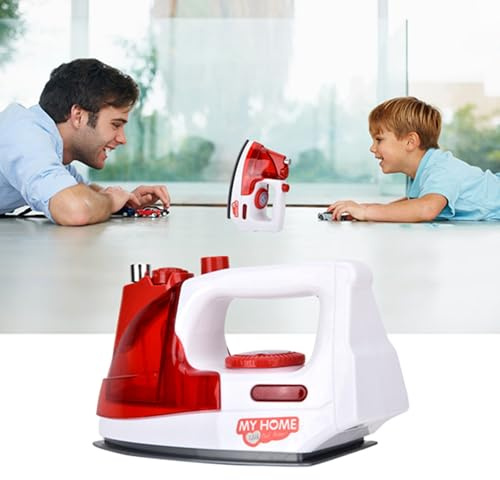 Xiuganpo Giocattolo Elettrodomestico Esecuzione Squisita Piacere Infinito Addominali Sviluppa creatività Casa da Gioco Gioco Per Bambini Materiale ABS Premium (ferro da stiro elettrico)