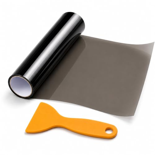 Soomuct - Rollo de lámina tintada para faros delanteros (30 x 120 cm, se puede cortar libremente), adecuada para teñir luces traseras de coche (rojo).