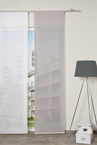 Vision S | Schiebegardine ROM halbtransparent, Bambusoptik