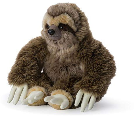 WWF Plüschtier Faultier (28cm), realistisch gestaltetes Plüschtier, Super weiches, lebensecht gestaltetes Plüschtier zum Knuddeln und Liebhaben, Handwäsche möglich