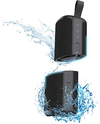 T’NB - Enceinte Bluetooth Portable 2 en 1, Waterproof, Flottante, Etanche A L’Eau Resistance, Stéréo, Bluetooth 5,0 Compact, Commandes Intégrées, Enceinte sans Fil – Couleur Noir