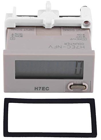 Contador electrónico H7EC-NFV Totalizador de contador eléctrico digital de CA 110-220V con pantalla LCD de 8 dígitos
