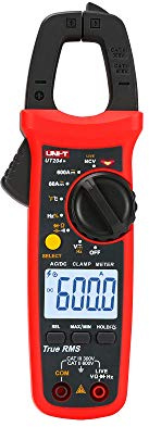 UNI-T Digitale Zange UT204+/MIE0403, Messung der AC/DC, Schaltungs- und Dioden-Kontinuitätstest, Temperatur, True RMS