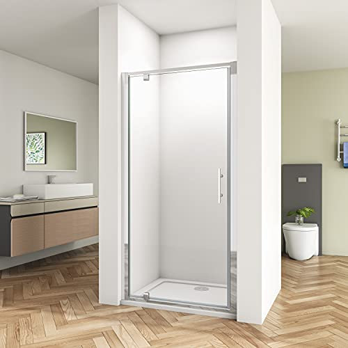 Huiyang 700mm New Pivot Shower Door Enclosure Walk in Safety Glass Screen Cubicle