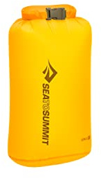 Sea to Summit Ultra-Sil torrväska, ultralätt vattentät torr förvaring, Zinnia gul, S, 5 liter