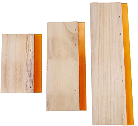 Xtahdge Lot de 3 raclettes pour sérigraphie 16 cm, 24 cm, 33 cm