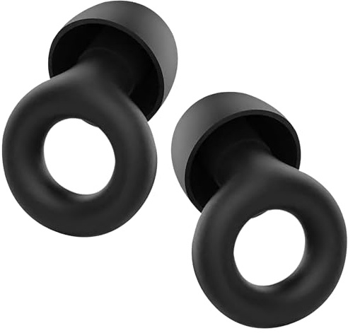 Prestige Ear Plugs for Sleep – Premium Silicone, Reusable, Noise Reduction for Sleep & Travel - 8 Ear Tips in XS/S/M/L - 26dB SNR Noise Cancelling - Black