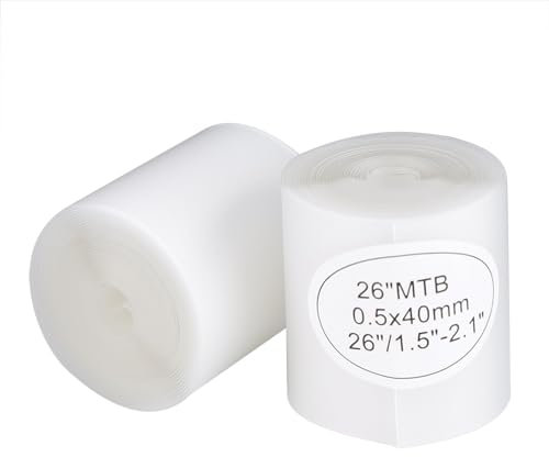UPQRSG 2 Teiliges Pannensicheres Gürtelschutzpolster für Fahrradreifen, Pannensicheres Anti Flat Fahrradreifen Liner, 0,5 Mm Dicker Schlauchschutz, 4 Größen Erhältlich(26in)