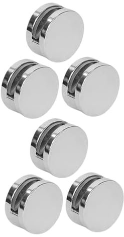 Veemoon Gläserhalter 6st Glasclip Badezimmerspiegel-clips Spiegelclip Spiegelhalter Für Wände An Der Wand Montiert Verstellbare Regalhalterungen Spiegelhalterungen Für Kommode Spiegelhalterclips Eisen