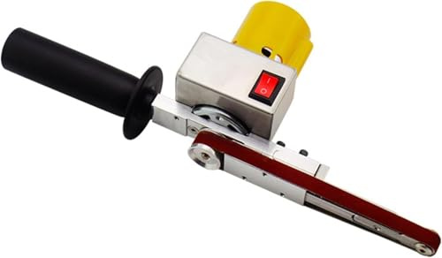 Mini Portable Power Belt Sander Grinder Machine for DIY Projects All Copper Motor, Powerful, No Dead Corners Ideal for Kitchen Knives, Carving Knives, and Scissors