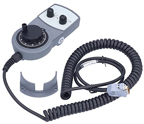 Luocute MPG Pendant, Manual Pulse CNC Electronic Handwheel Ergonomic Design for Router for Engraving Milling Lathe Machine for Multiple Machining Center System