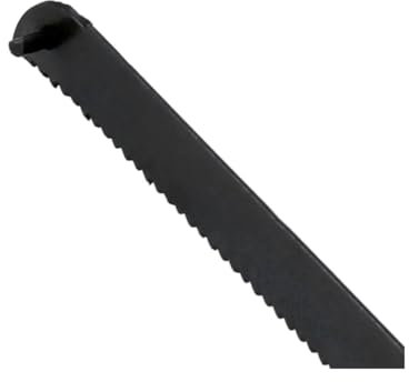 LDHNFBYV 20 Piezas Mini Hoja de Sierra for Metales de Acero Negro, 150mm, 24TPI con Extremos fijados for Mini Sierra Manual, Herramientas manuales de Corte rápido de Metal y plástico