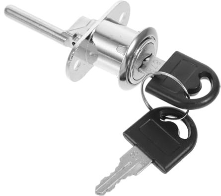 KONTONTY Schrankschlösser Mit Schlüssel Dreifacher Schlossschutz Für Kisten Und Schränke Metallriegel Für Büro Und Zuhause Drucktürschloss Für Schmuckkästen Schreibtischschloss Mit