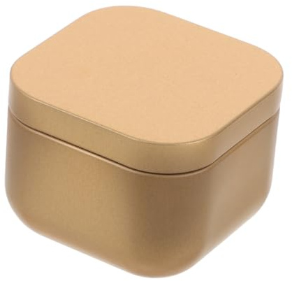 Alipis Latas Metálicas Cuadradas Pequeñas 200ml De Hojalata Con Cierre Hermético Para Almacenamiento De Té y Café Molido, Recipiente Portátil Para Especias y Alimentos, Caja De Metal Compacta y Vacía