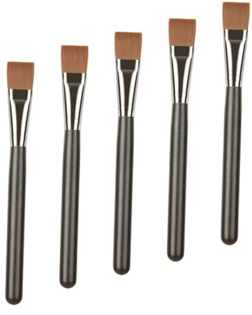 Happyyami 5pezzi Pennello Per Maschera Manico Lungo Strumento Per Applicare Maschere e Applicatore Per Trattamenti