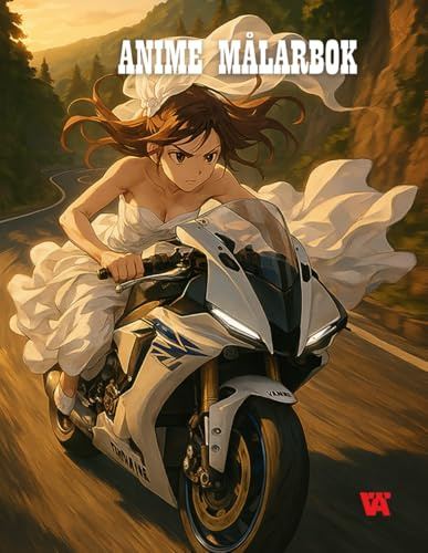 Anime Målarbok: En avkopplande och kreativ målarbok med anime-tema – för hela familjen.