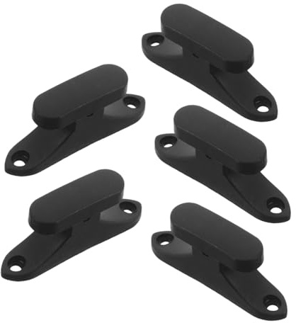 Didiseaon 5 Clips de Rechange pour Porte-violon et Alto en Plastique Noir, Maintien Sécurisé des Archets, pour Voyage et Performances, Accessoires Élégants pour Instrument