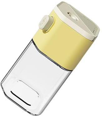 Saliera e spezie in vetro a doppio scopo con dosatore e design a tenuta stagna per cucina tavolo da pranzo doppio uso sale pepe shaker