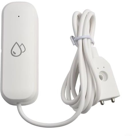 Oniissy Détecteur de fuite d'eau WiFi avec détecteur de débordement sans fil pour cuisine, salle de bain et cave, surveillance à distance par application de vie, protection contre les inondations, (1