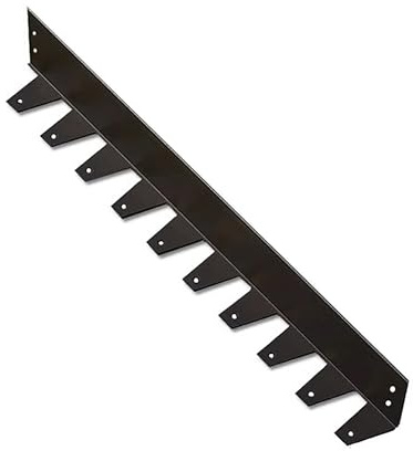 Kit de bordure de paysage No Dig – Bordure en acier robuste pour pelouses, jardins et parterres de fleurs