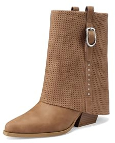 QUEEN HELENA Camperos Stivaletti Bassi Texani Donna X64-63 (Cuoio, Taglia unica, Sistema Taglie Calzature EU, Adulto, Donna, Numero, Media, 40)