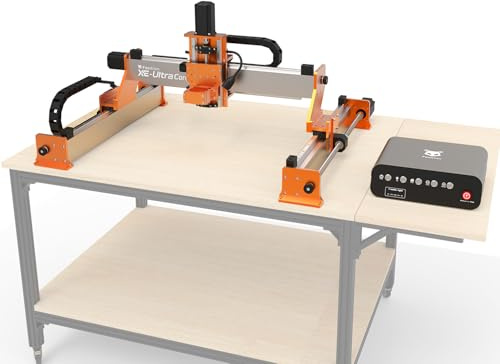 FoxAlien XE-Ultra Core Desktop CNC Router Machine, 17x17in Active Area with NEMA 23 Closed-Loop Stepper Motor, Large Benchtop Engraving & Milling Machine for Wood, Aluminum, Carbon Fiber DIY Projects