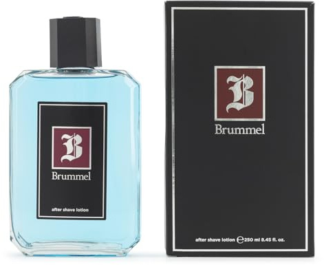 BRUMMEL - After Shave Hombre 250 ml, Bálsamo Brummel para el Cuidado de la Piel, Perfumado, Masculino, Elegante y Sofisticado, con Fragancia Fresca Amaderada y de Larga Duración