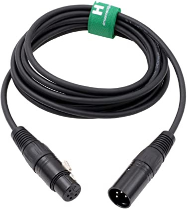 HangTon Mikrofon-Recorder-Mixer, Kopfhörer-Verstärker, symmetrisches Audiokabel, 4-polig, XLR-Stecker auf Buchse, XLR, 4-polig (3 m)