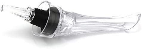 Bottle Stopper,Wine Stopper,stopper for wine 2PCS Wine Aerator Pourer Premium Wine Decanter Aerating Pourer Cap Spout Stopper Bottle Mouth Dispenser Decanter Spout Bar Tools (Color : Transparent)