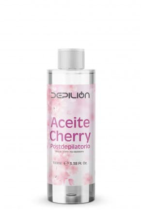 Aceite Postdepilatorio Cherry - Aceite post depilación cera 100ml - ideal para Roll on Cera para depilación
