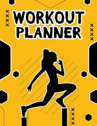 Workout planner, Fitness tracker for woman: Daily Fitness Workout log book